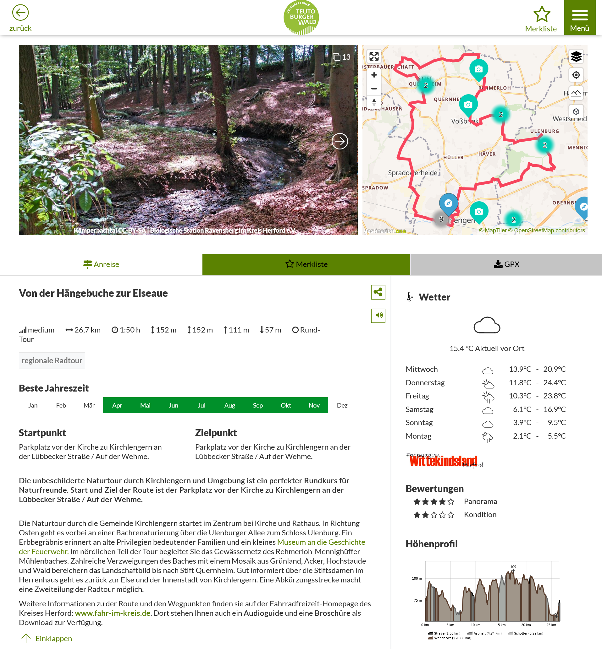 Naturtour 4 Von der Haengebuche zur Elseaue